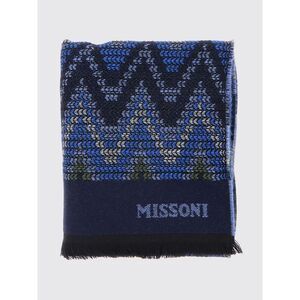 Missoni Men Multicolour Abstract Pattern Pure Virgin Wool Scarf Missoni